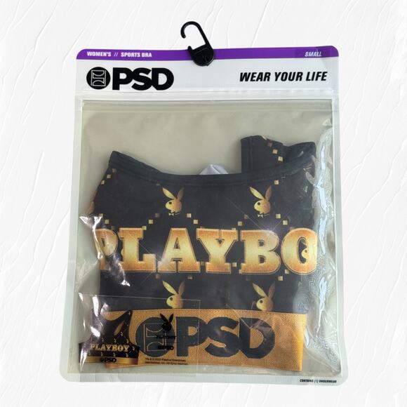 PSD Playboy Women's Sports Bra - Picture 1 of 2